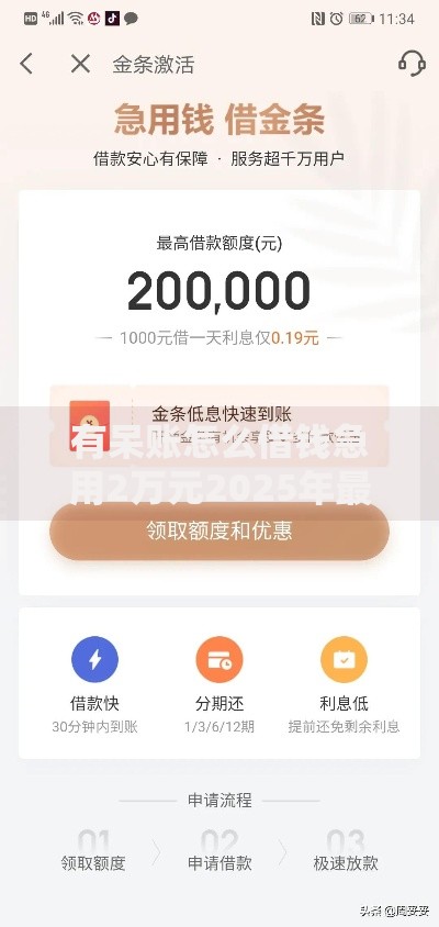 有呆账怎么借钱急用2万元2025年最新解决方案和平台推荐