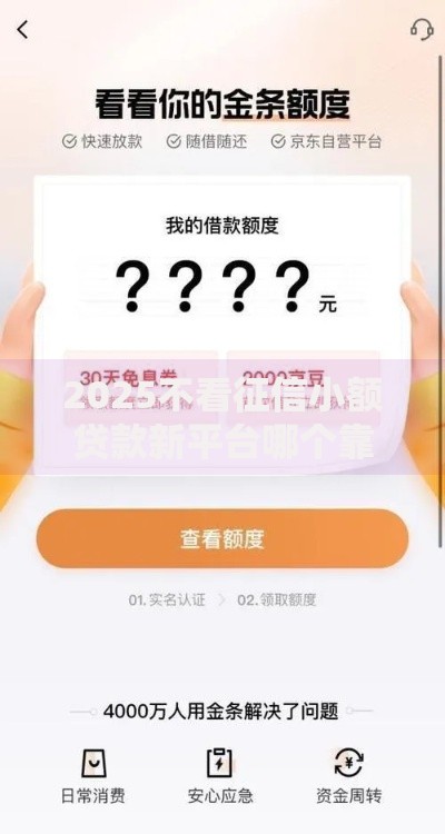 2025不看征信小额贷款新平台哪个靠谱额度高放款快秒批通过率高