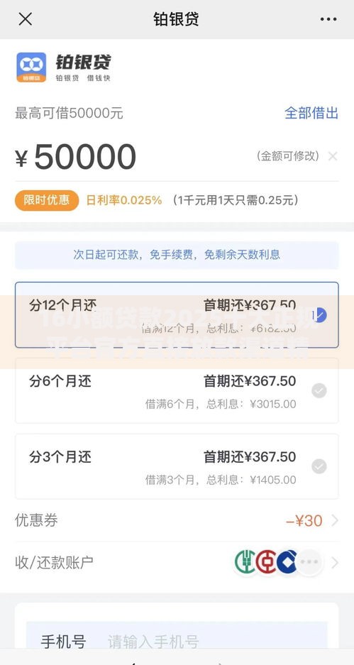 16小额贷款2025十大正规平台官方直接放款渠道精选