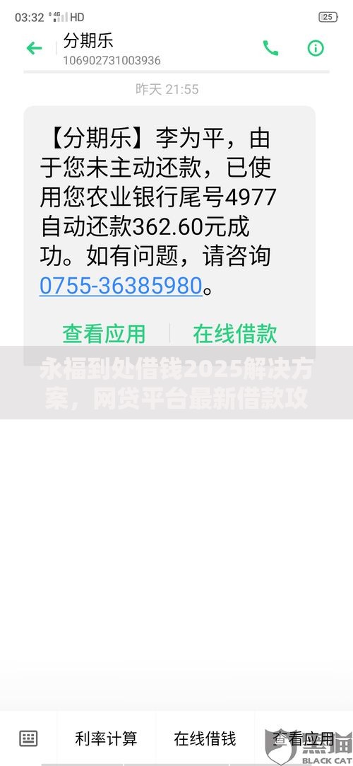 永福到处借钱2025解决方案，网贷平台最新借款攻略