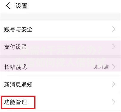 急需4千元怎么办？微信如何找人借钱试试这8个无门槛平台