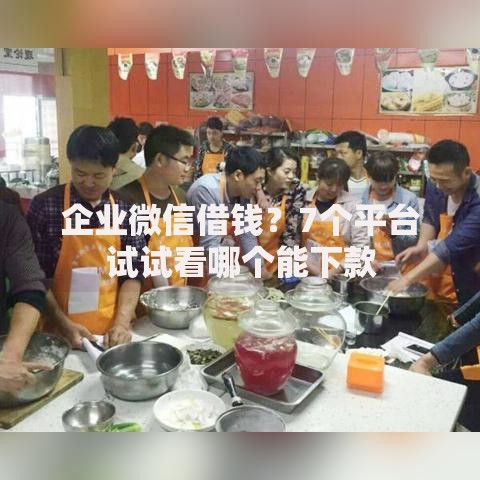 企业微信借钱？7个平台试试看哪个能下款