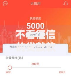 不看征信的贷款软件？这7个不征信和大数据的短期网贷适合58岁的平台值得一试