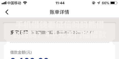 手机借钱看征信吗吗能借到钱吗？4千元无门槛借款5个平台推荐