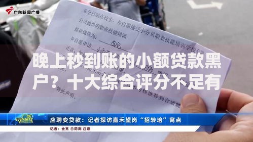 晚上秒到账的小额贷款黑户？十大综合评分不足有负债都能下款平台推荐
