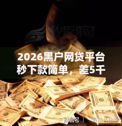 2026黑户网贷平台秒下款简单，差5千元就选这6个平台
