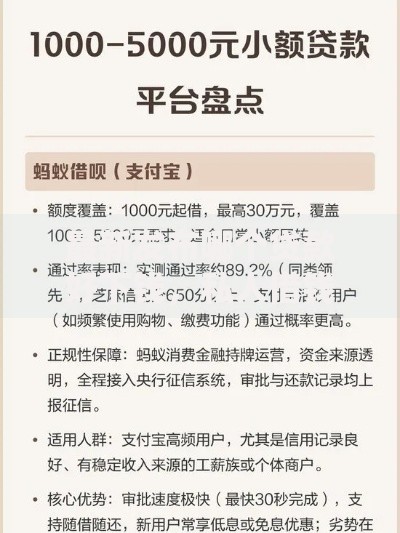 最新发布哪个贷款好下钱，私人借钱5千元有这8个渠道
