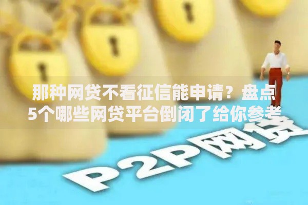 那种网贷不看征信能申请？盘点5个哪些网贷平台倒闭了给你参考