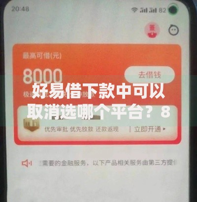 好易借下款中可以取消选哪个平台?8个借款平台不看征信负债推荐 好易借下款中可以取消选哪个平台?8个借款平台不看征信负债推荐
