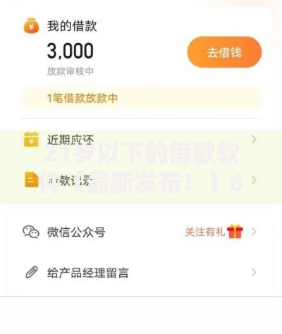 21岁以下的借款软件（最新发布！）6个不看欠款的贷款平台