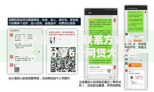 私人微信贷款联系方式有哪些？分享6个网贷大平台