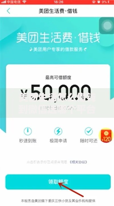 美团生活怎么借钱到微信选哪个平台？6个分期贷款平台好下款推荐