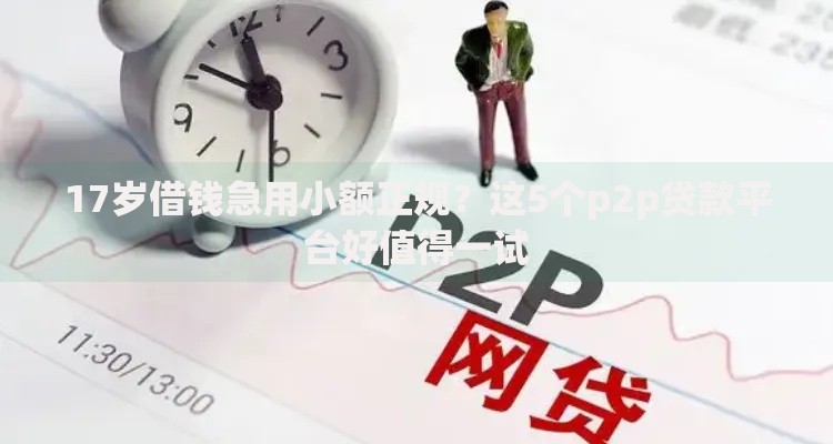 17岁借钱急用小额正规？这5个p2p贷款平台好值得一试