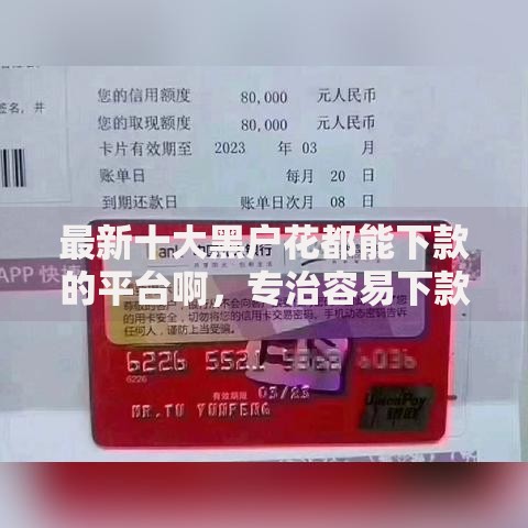 最新十大黑户花都能下款的平台啊，专治容易下款的大额网贷