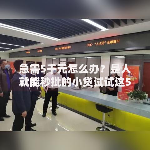 急需5千元怎么办？是人就能秒批的小贷试试这5个无门槛平台