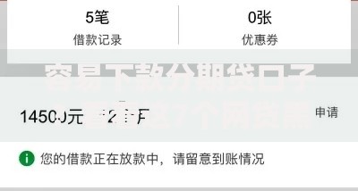 容易下款分期贷口子？看看这7个网贷黑户必下款的口子怎么样