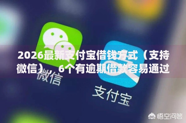 2026最新支付宝借钱方式（支持微信），6个有逾期借款容易通过的app无私分享