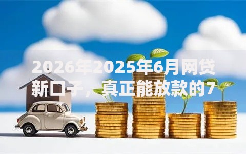 2026年2025年6月网贷新口子，真正能放款的7个黑户借贷平台推荐