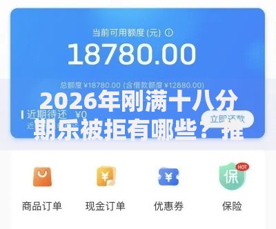 2026年刚满十八分期乐被拒有哪些？推荐6个容易下款的平台