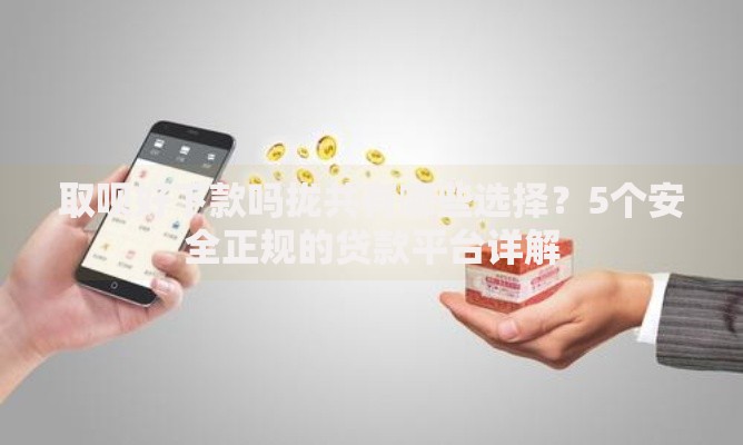 取呗好下款吗拢共有哪些选择？5个安全正规的贷款平台详解