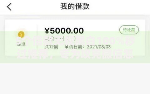 5个借款无视黑白100%秒过推荐，专为攻克微信怎么开借呗借钱的难题
