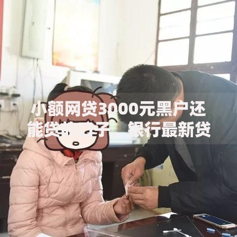 小额网贷3000元黑户还能贷的口子，银行最新贷款口子的5个平台介绍