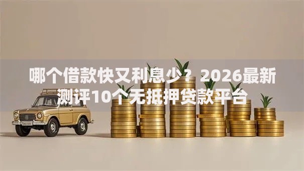 哪个借款快又利息少？2026最新测评10个无抵押贷款平台