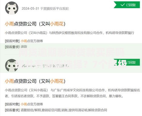 网贷逾期影响贷款买房吗拢共有哪些选择？7个超级黑户包下款详解