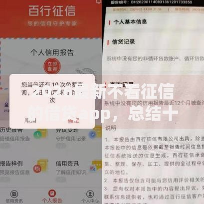 2026最新不看征信的借贷app，总结十个黑户呆账逾期能下的口子！