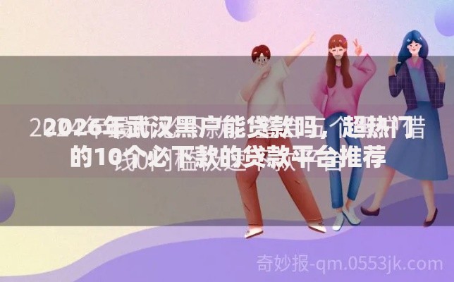 2026年武汉黑户能贷款吗，超热门的10个必下款的贷款平台推荐