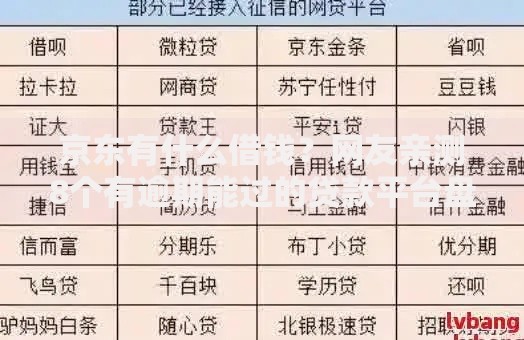 京东有什么借钱?网友亲测8个有逾期能过的贷款平台盘点 京东有什么借钱?网友亲测8个有逾期能过的贷款平台盘点