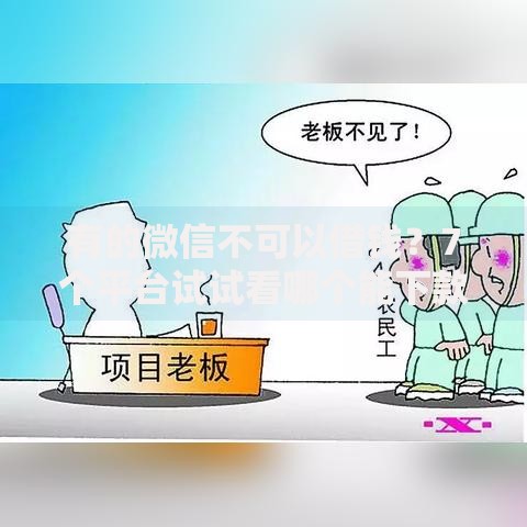 有的微信不可以借钱？7个平台试试看哪个能下款