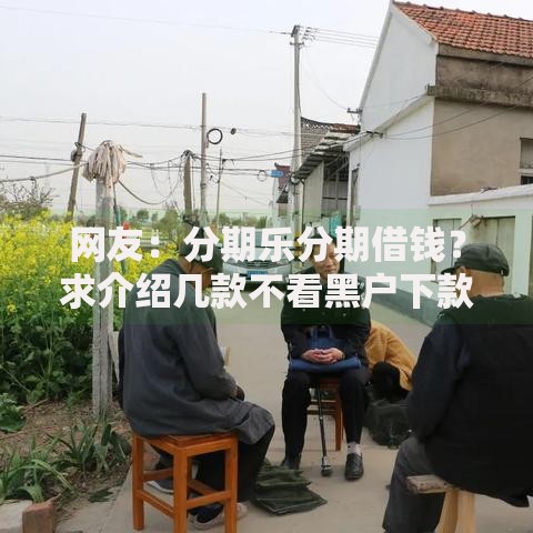 网友：分期乐分期借钱？求介绍几款不看黑户下款的软件