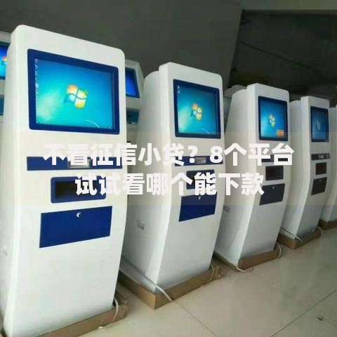 不看征信小贷？8个平台试试看哪个能下款