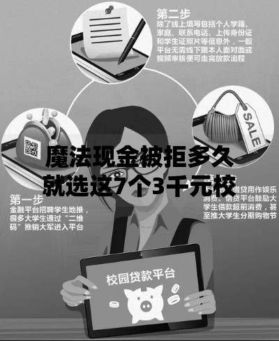 魔法现金被拒多久就选这7个3千元校园贷款平台