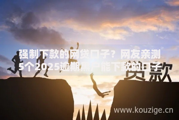 强制下款的网贷口子？网友亲测5个2025逾期黑户能下款的口子盘点