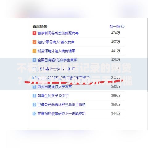 不看征信通话记录的网贷？分享7个5000元无门槛私借平台