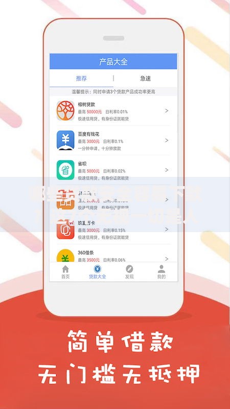 哪些贷款安全容易下款？这7个无视一切是人就下款的app值得一试