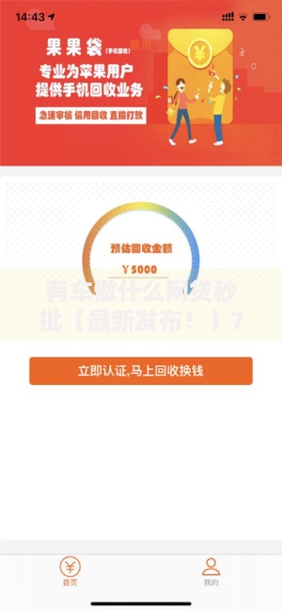 有车做什么网贷秒批（最新发布！）7个正规苹果id贷口子