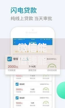 微信能借钱能信吗？这6个黑户成功获取大额贷款的app值得一试