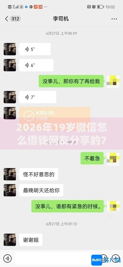 2026年19岁微信怎么借钱网友分享的7个高炮能下款的口子我觉得不错！