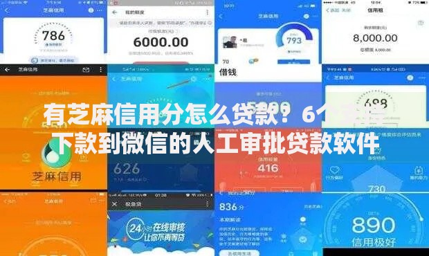 有芝麻信用分怎么贷款?6个支持下款到微信的人工审批贷款软件 有芝麻信用分怎么贷款?6个支持下款到微信的人工审批贷款软件
