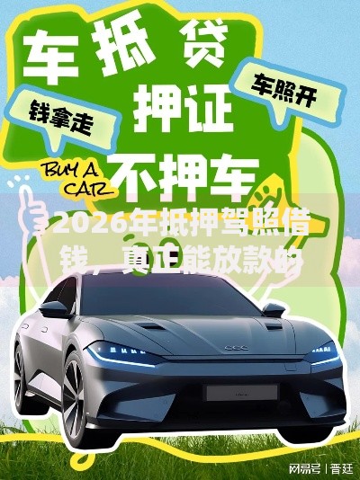 2026年抵押驾照借钱，真正能放款的6个有什么可以借钱的平台推荐