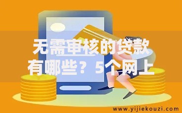 无需审核的贷款有哪些？5个网上平台借钱靠谱推荐给你