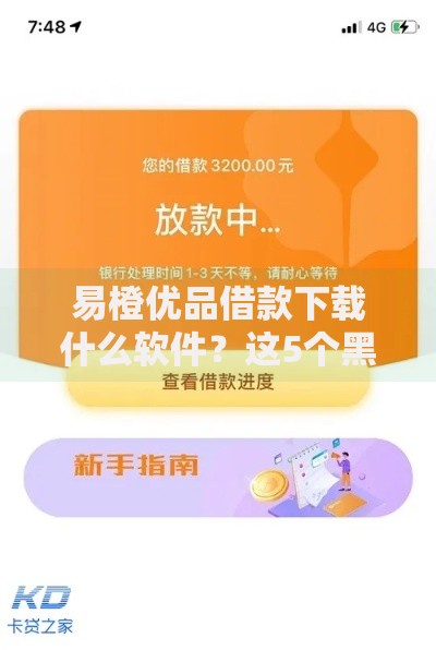 易橙优品借款下载什么软件？这5个黑花户下款口子值得一试