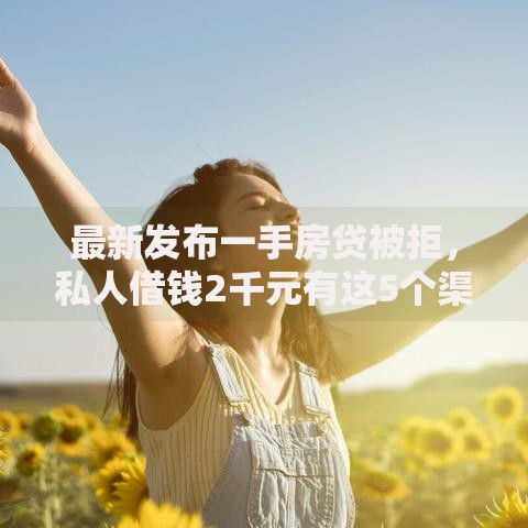 最新发布一手房贷被拒，私人借钱2千元有这5个渠道