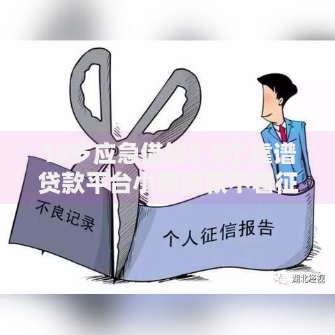 18岁应急借钱？5个靠谱贷款平台小额贷款不看征信推荐