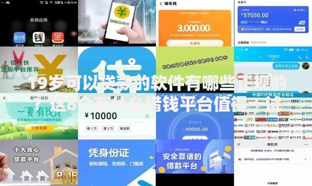 19岁可以贷款的软件有哪些正规的？这8个有什么借钱平台值得一试