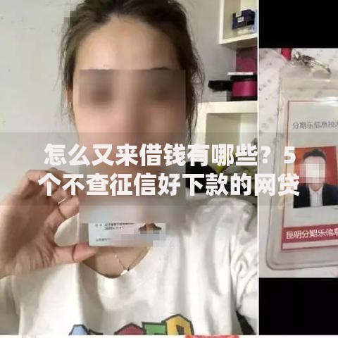怎么又来借钱有哪些？5个不查征信好下款的网贷软件推荐给你