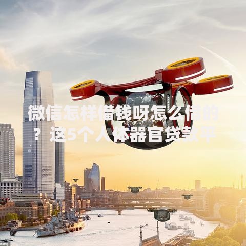 微信怎样借钱呀怎么借的？这5个人体器官贷款平台可以试试